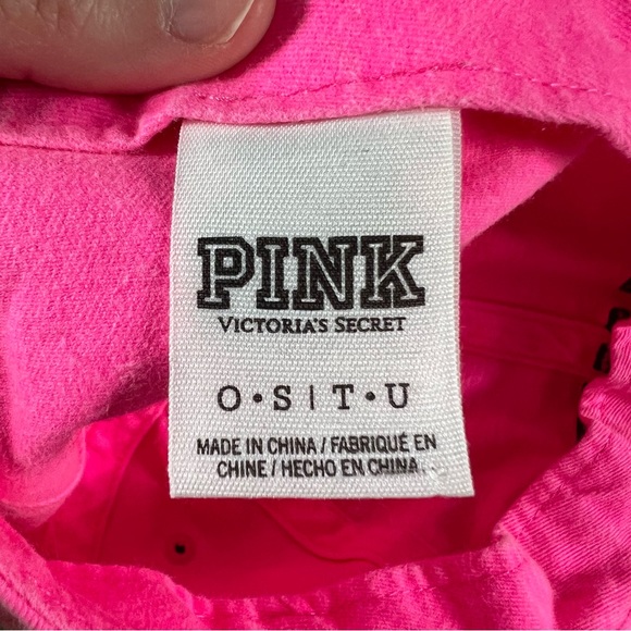 Pink Victoria Secret Hot Pink Baseball Hat - Picture 8 of 8